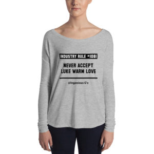 Fake Love Ladies’ Long Sleeve Tee