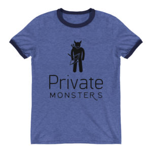 Private Monsters Ringer Tee