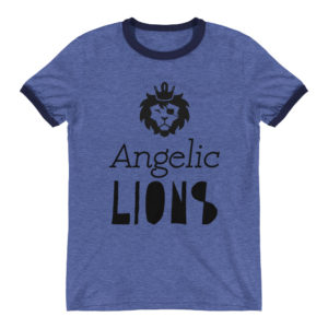 Angelic Lions Ringer Tee