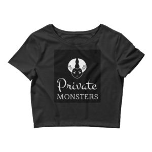 Private Monsters Women’s Crop Tee