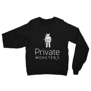 Private Monsters Unisex California Fleece Raglan Sweatshirt