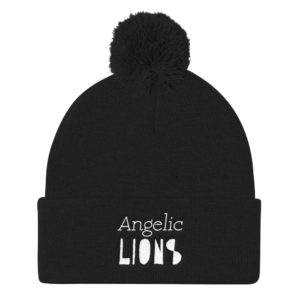 Angelic Lions Pom Pom Knit Cap